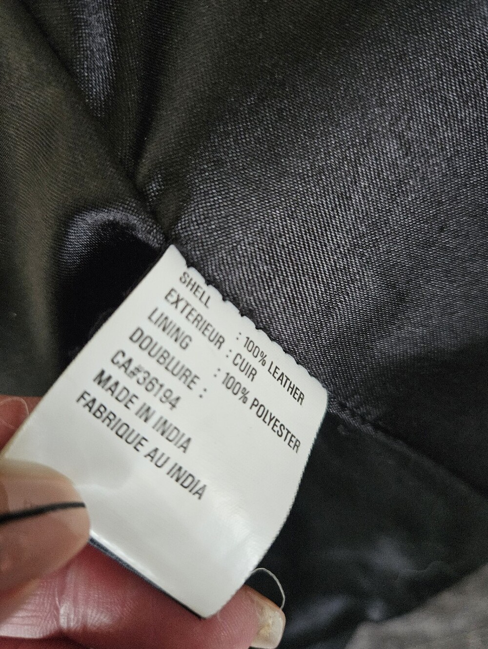 Vintage Beardmore Black Leather button-up Jacket. 21ptp - Picture 3 of 14